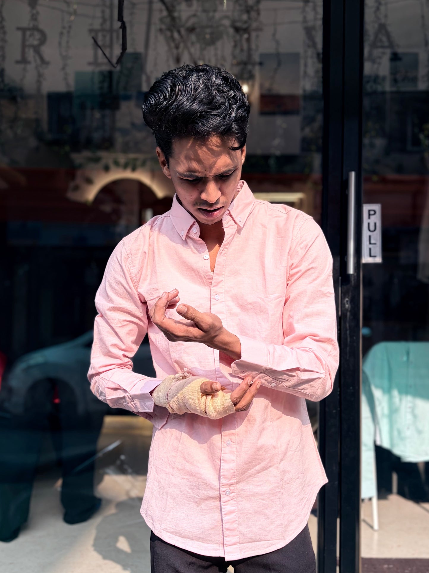 Baby Pink Premium Linen