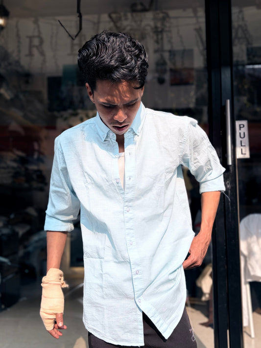 Light Blue Premium Linen
