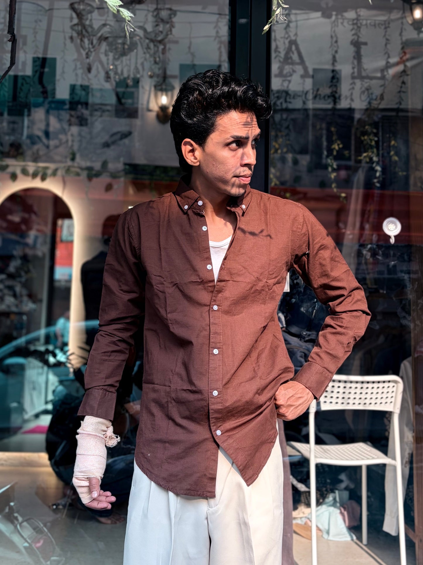 Brown Premium Linen