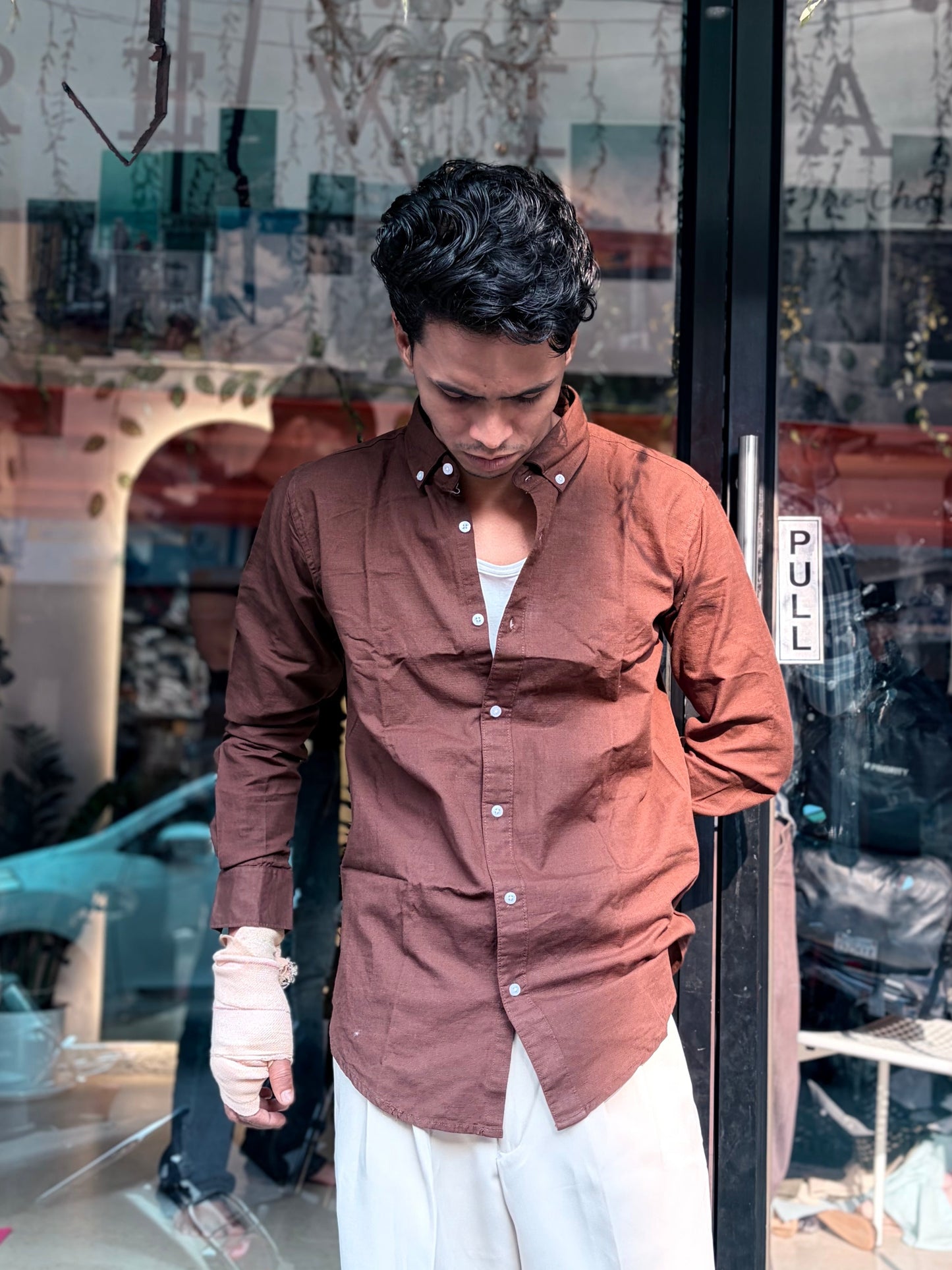 Brown Premium Linen