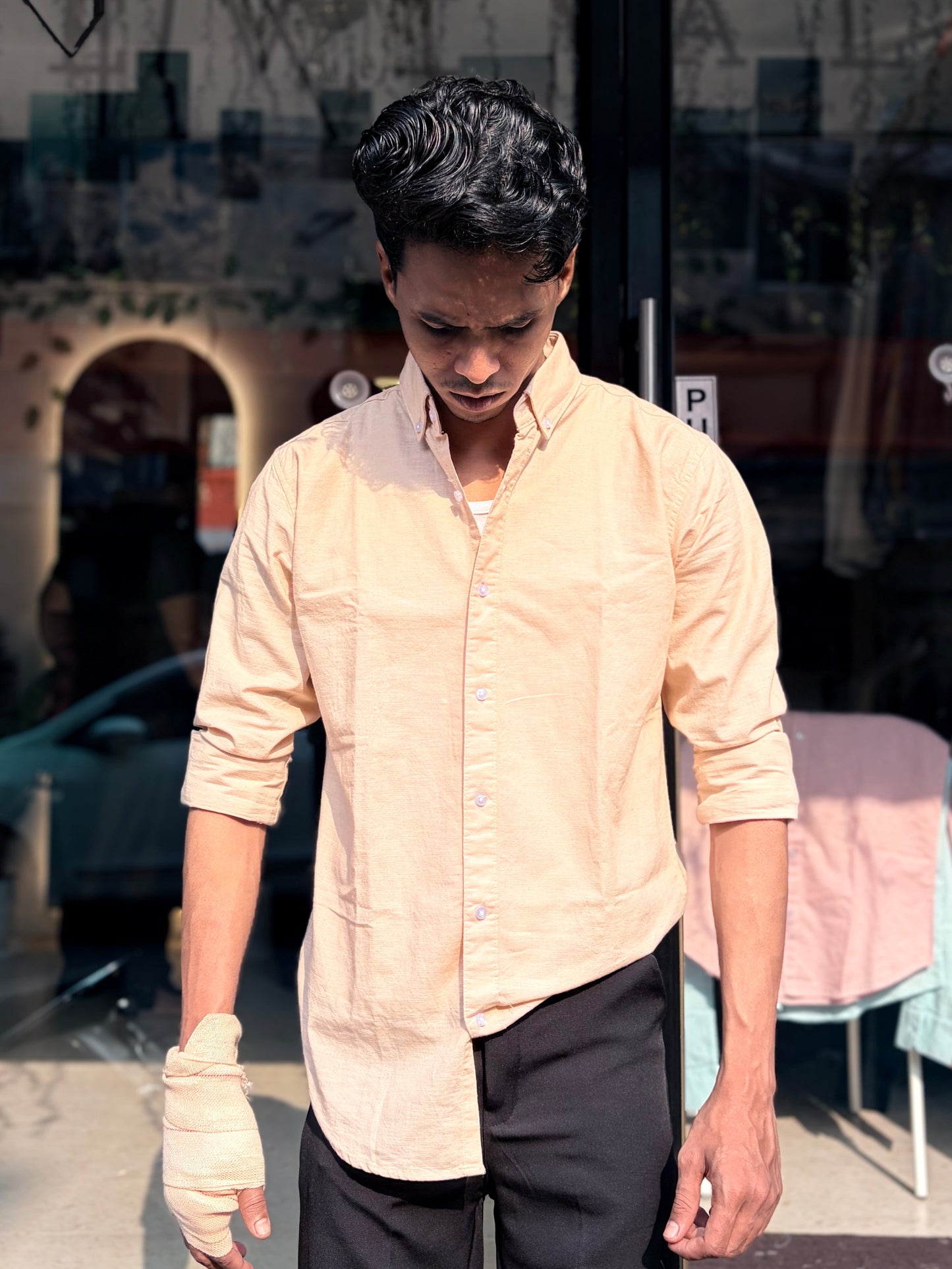Peach Premium Linen
